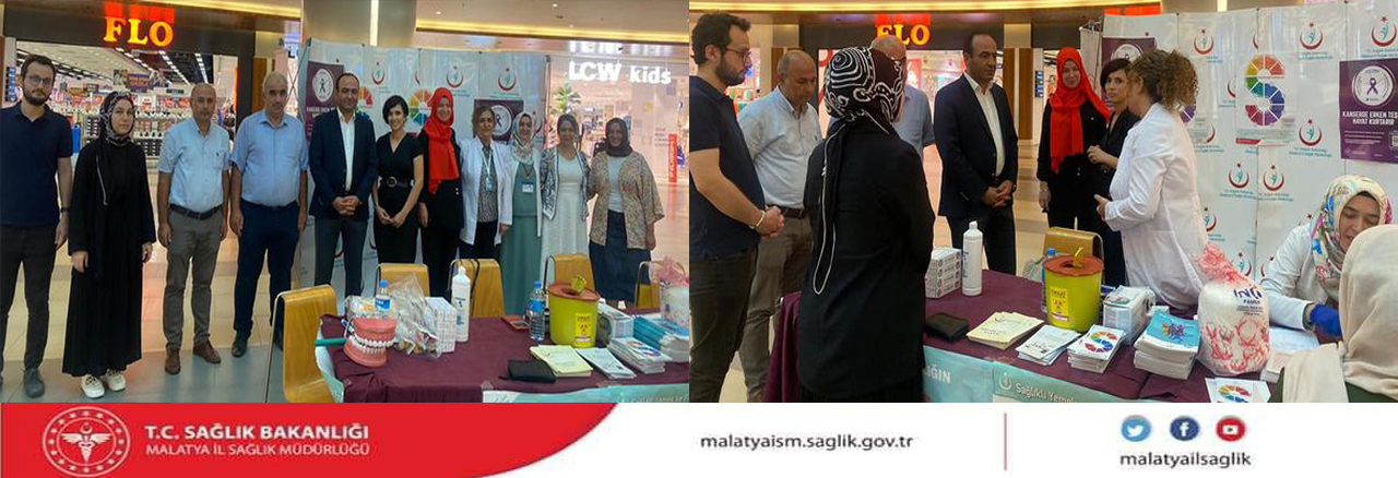 İl Sağlık Müdürümüz Dr. Öğr. Üyesi Erhan BERK’ den Halk Sağlığı Haftası Kapsamında Malatya Park AVM' de Açılan Standı Ziyaret
